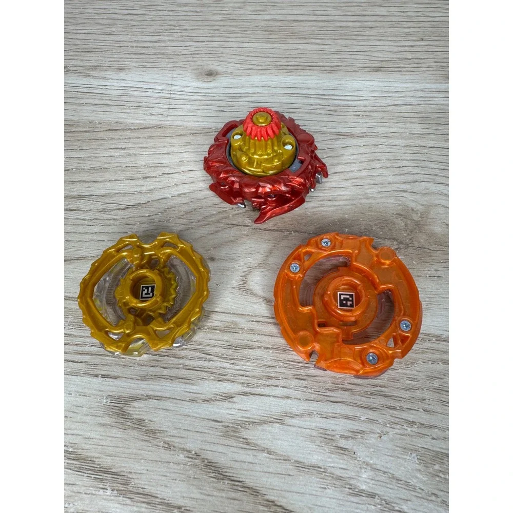 Hasbro Beyblade Burst Turbo Slingshock Roktavor Achilles Betromoth Lot 3 Faces